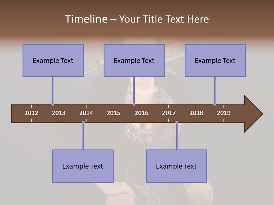 Open Blonde Expression PowerPoint Template