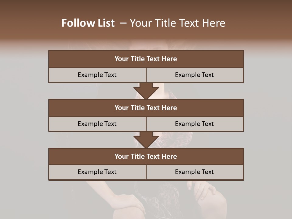 Open Blonde Expression PowerPoint Template