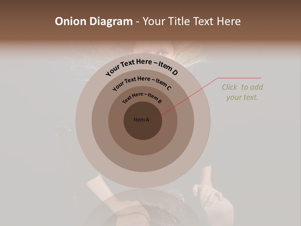 Open Blonde Expression PowerPoint Template