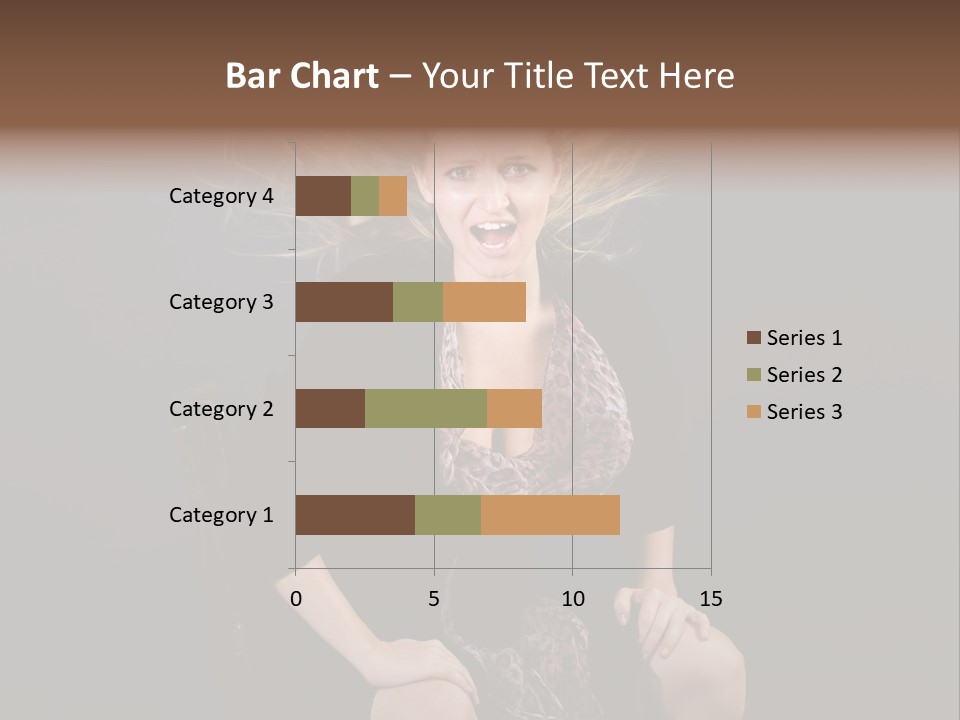 Open Blonde Expression PowerPoint Template