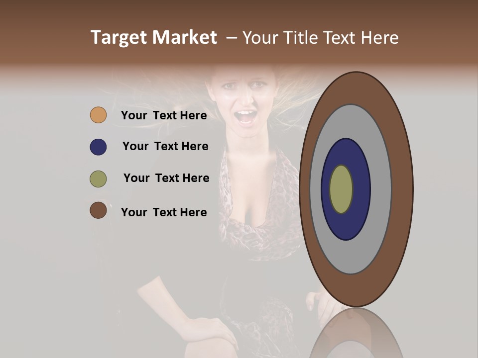 Open Blonde Expression PowerPoint Template