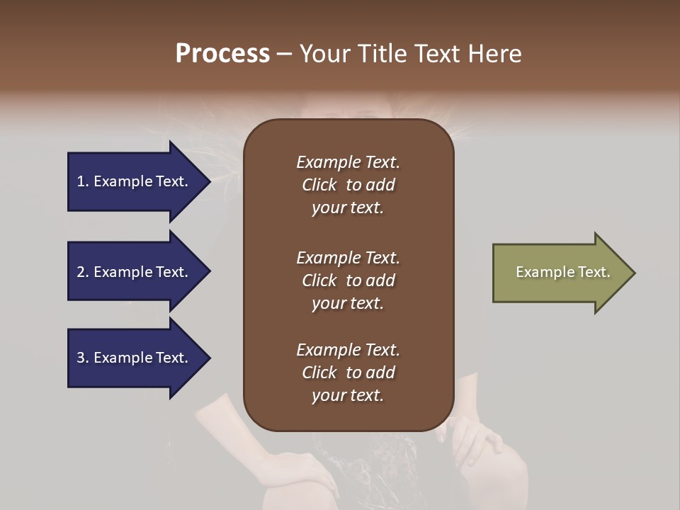 Open Blonde Expression PowerPoint Template