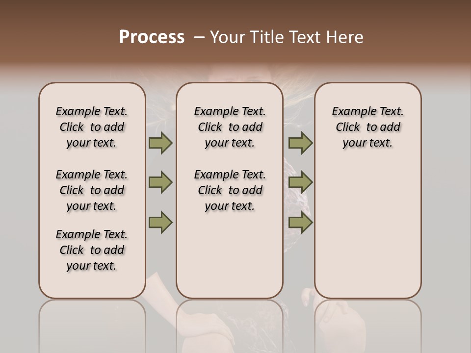 Open Blonde Expression PowerPoint Template