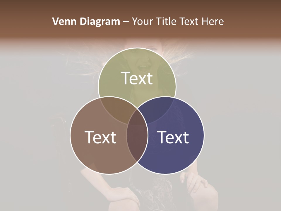 Open Blonde Expression PowerPoint Template