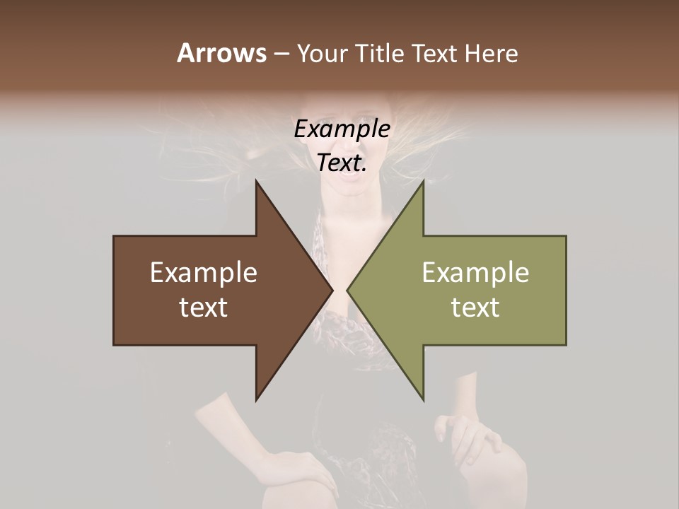 Open Blonde Expression PowerPoint Template