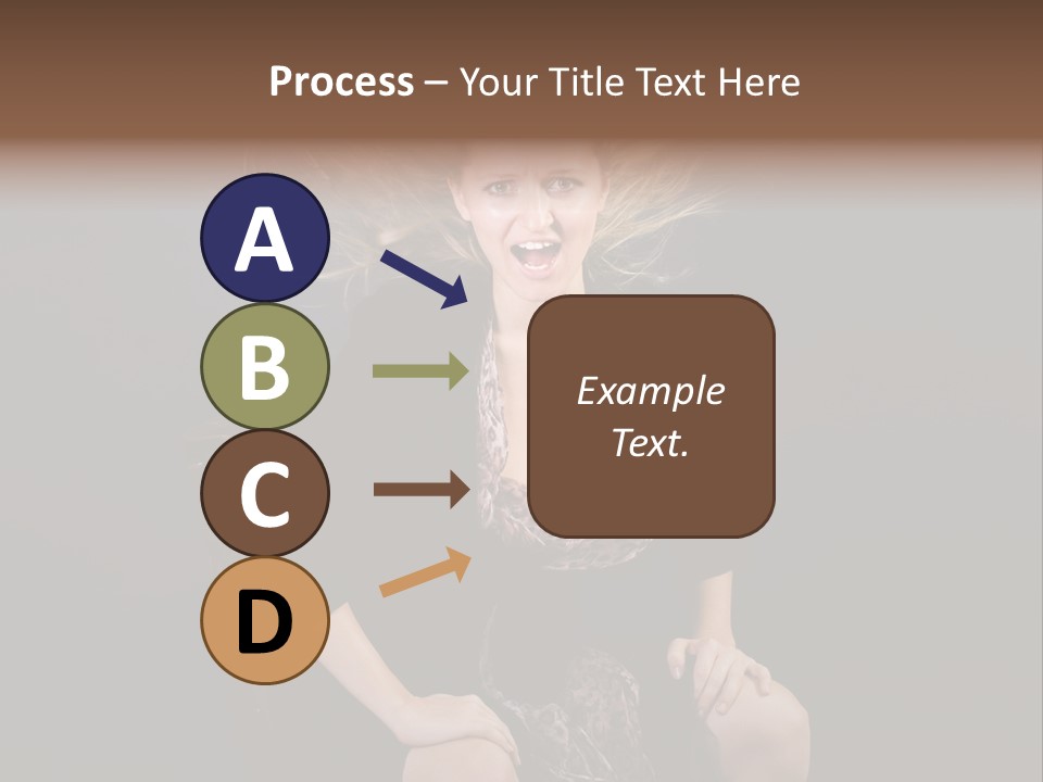 Open Blonde Expression PowerPoint Template