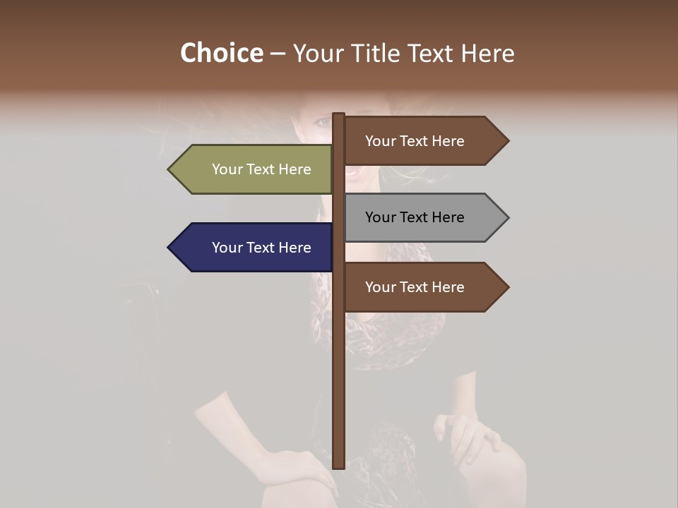 Open Blonde Expression PowerPoint Template