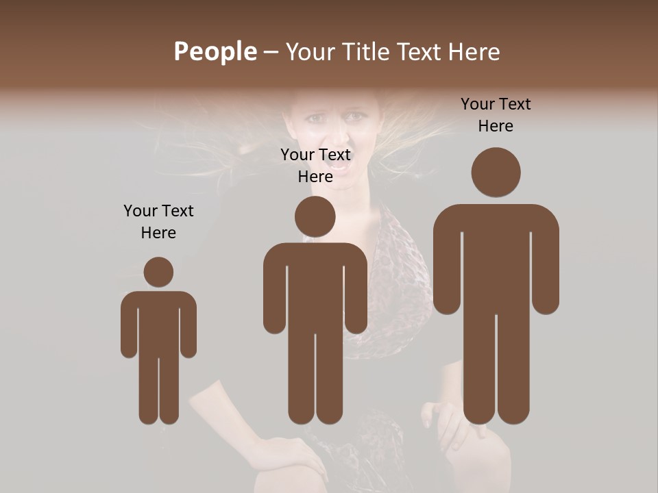 Open Blonde Expression PowerPoint Template