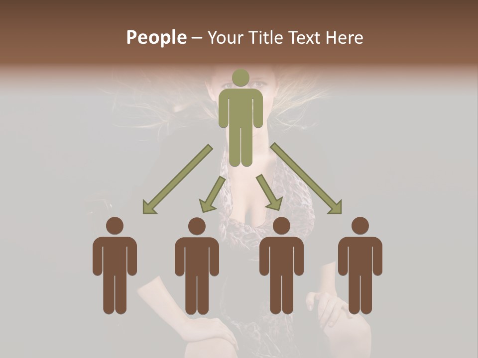 Open Blonde Expression PowerPoint Template