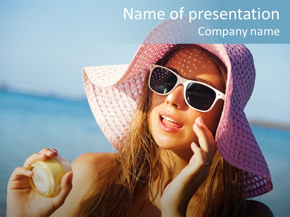 Funny Sun Style PowerPoint Template