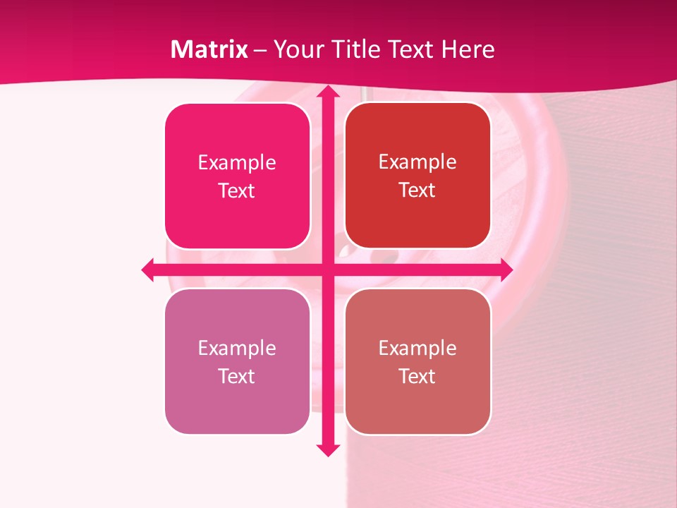 Bobbin Fashion Repair PowerPoint Template