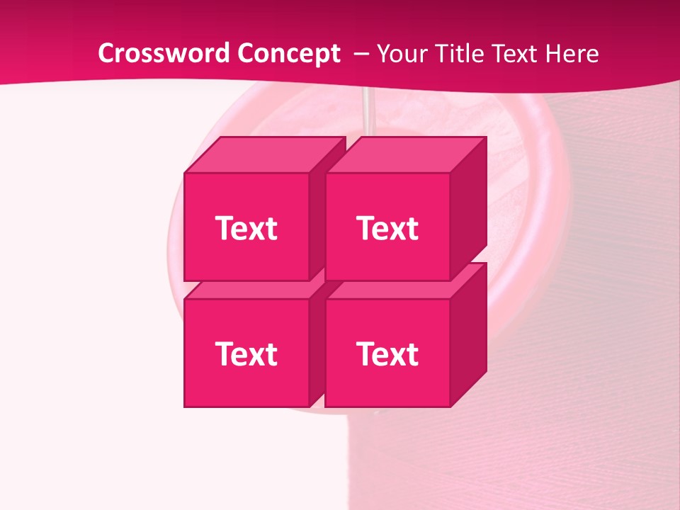 Bobbin Fashion Repair PowerPoint Template