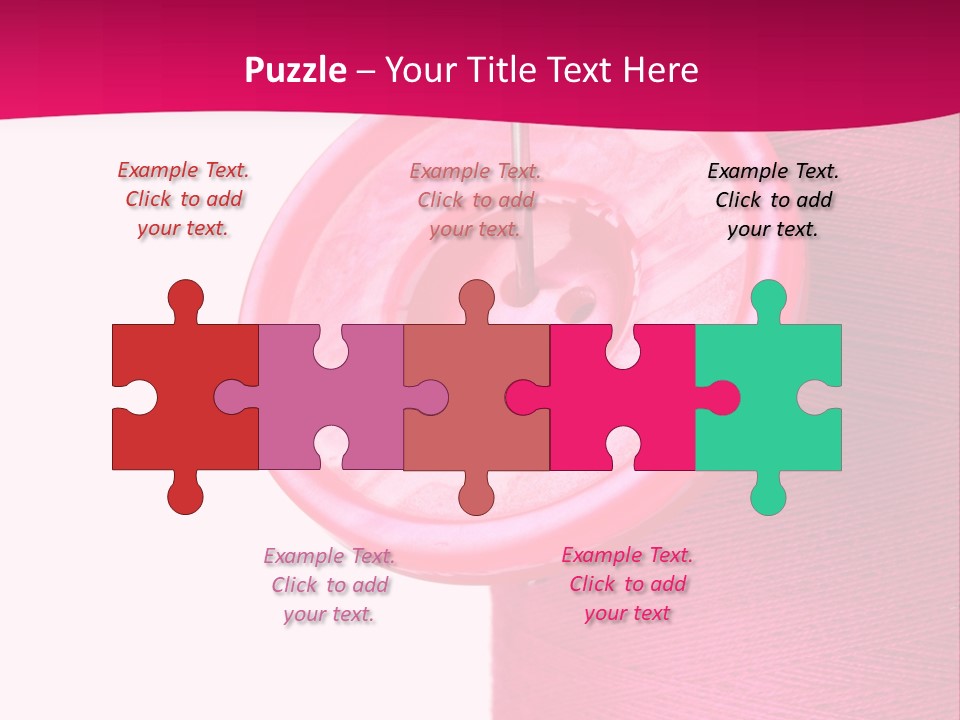 Bobbin Fashion Repair PowerPoint Template