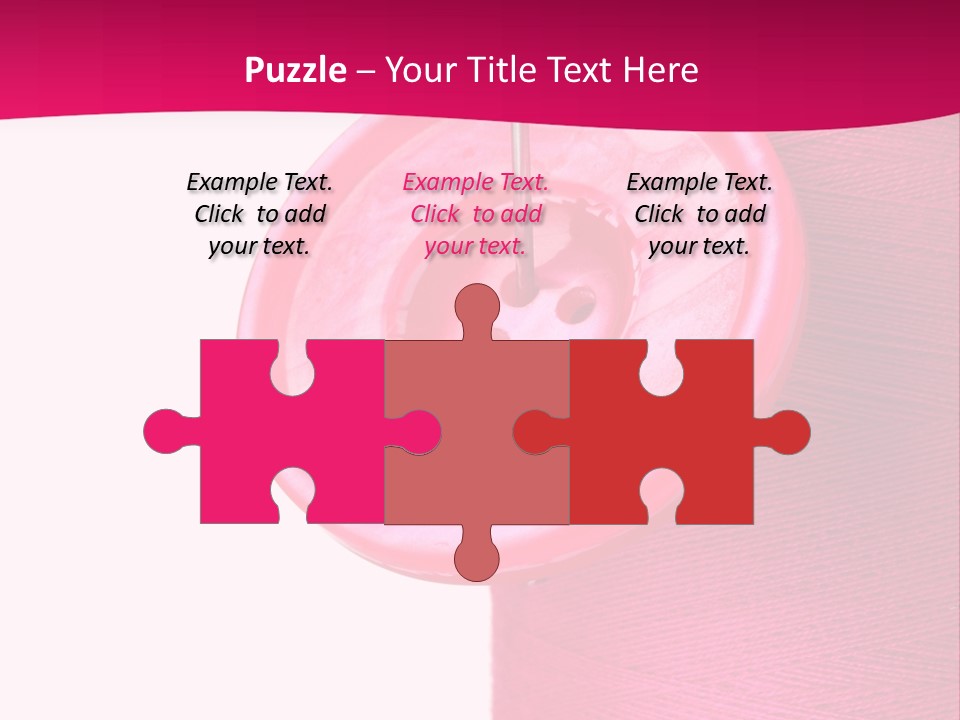 Bobbin Fashion Repair PowerPoint Template