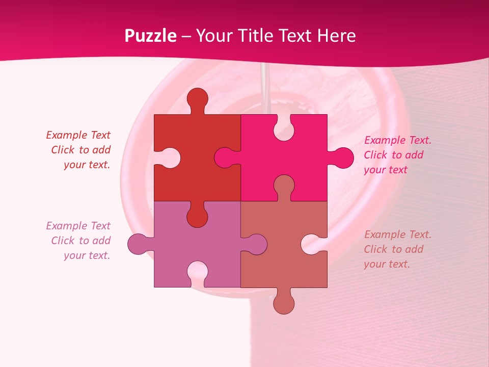 Bobbin Fashion Repair PowerPoint Template