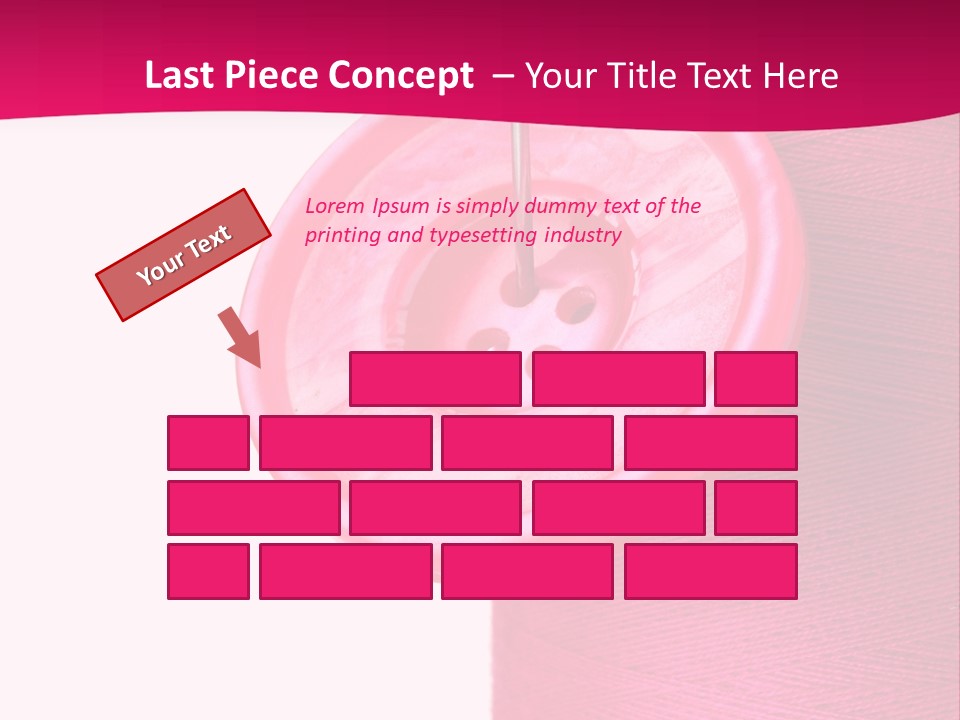 Bobbin Fashion Repair PowerPoint Template