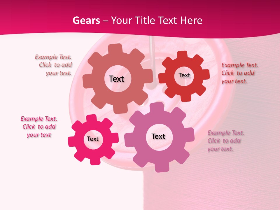 Bobbin Fashion Repair PowerPoint Template