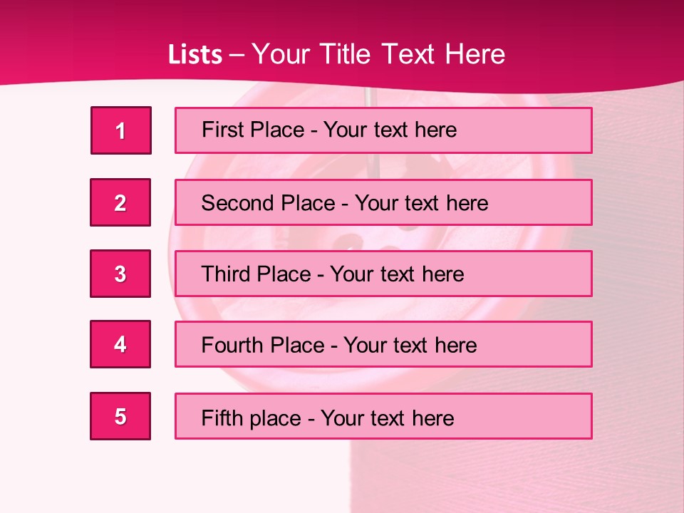 Bobbin Fashion Repair PowerPoint Template