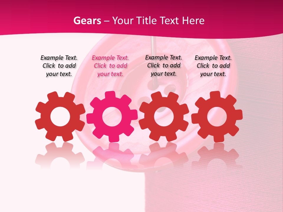 Bobbin Fashion Repair PowerPoint Template