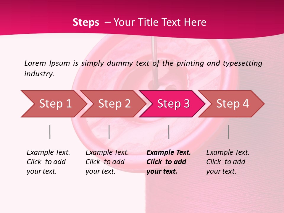 Bobbin Fashion Repair PowerPoint Template