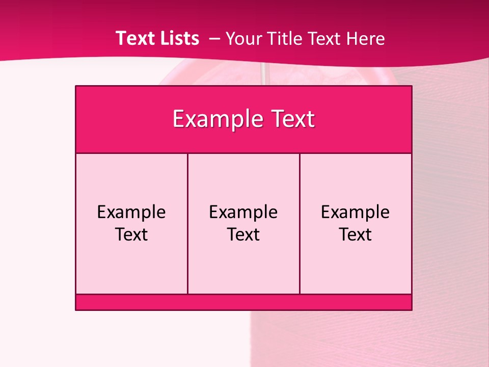 Bobbin Fashion Repair PowerPoint Template