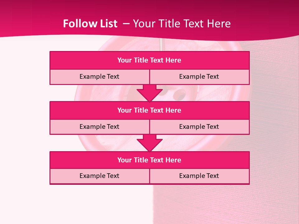 Bobbin Fashion Repair PowerPoint Template