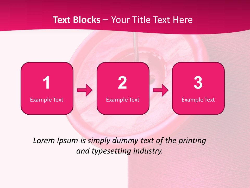 Bobbin Fashion Repair PowerPoint Template