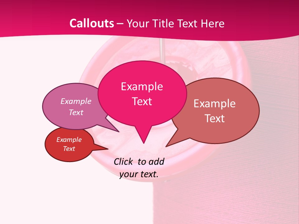 Bobbin Fashion Repair PowerPoint Template