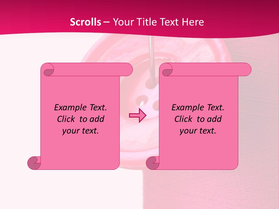 Bobbin Fashion Repair PowerPoint Template