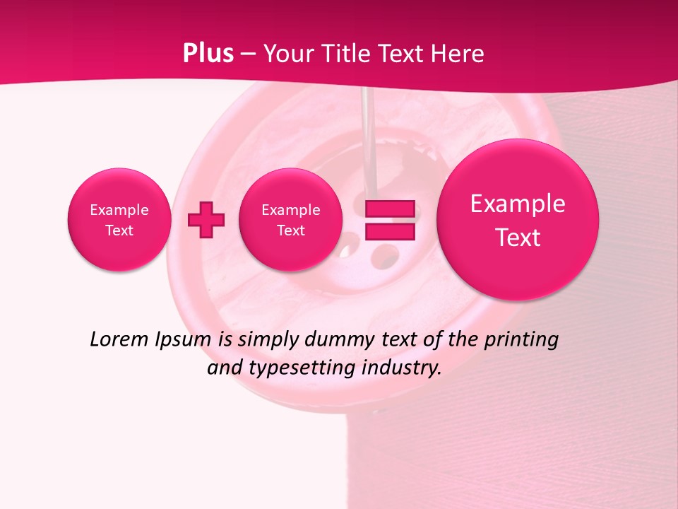 Bobbin Fashion Repair PowerPoint Template