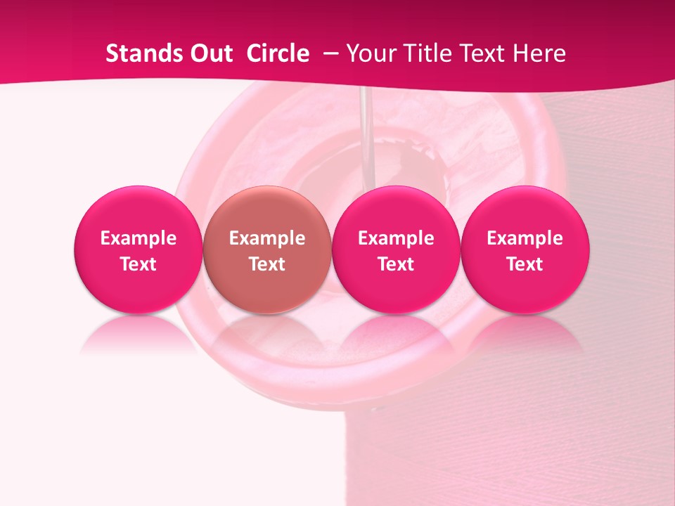 Bobbin Fashion Repair PowerPoint Template