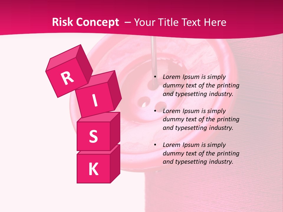 Bobbin Fashion Repair PowerPoint Template