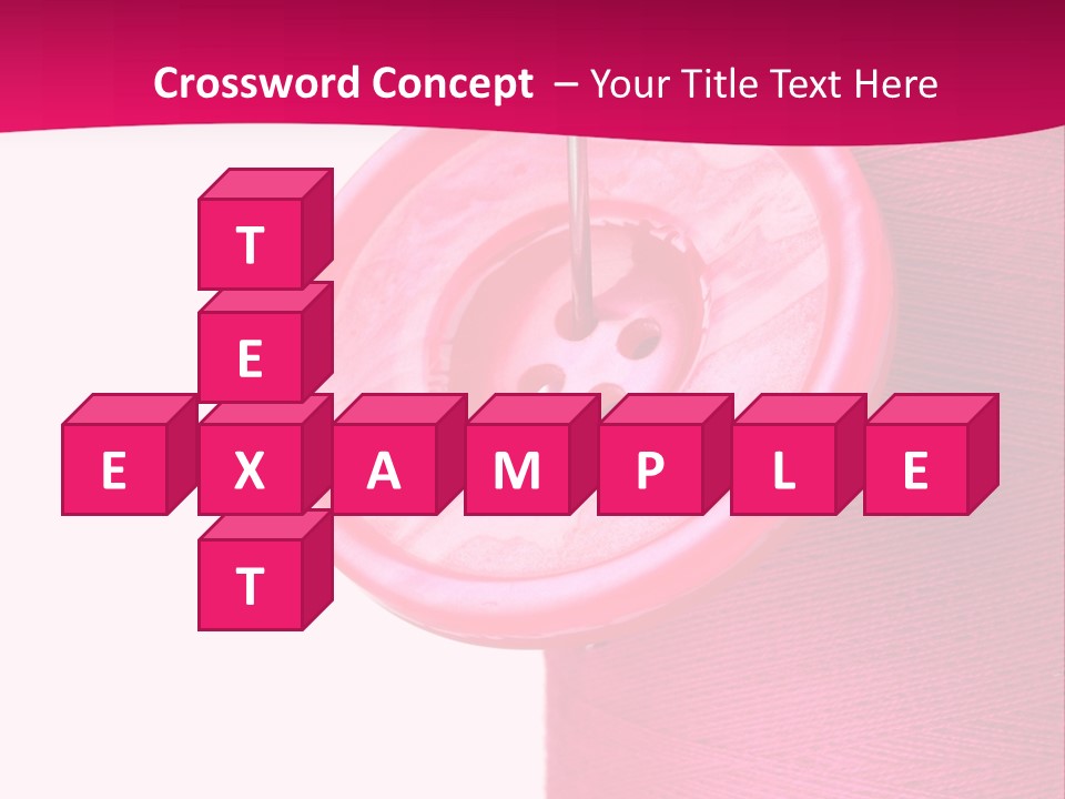 Bobbin Fashion Repair PowerPoint Template