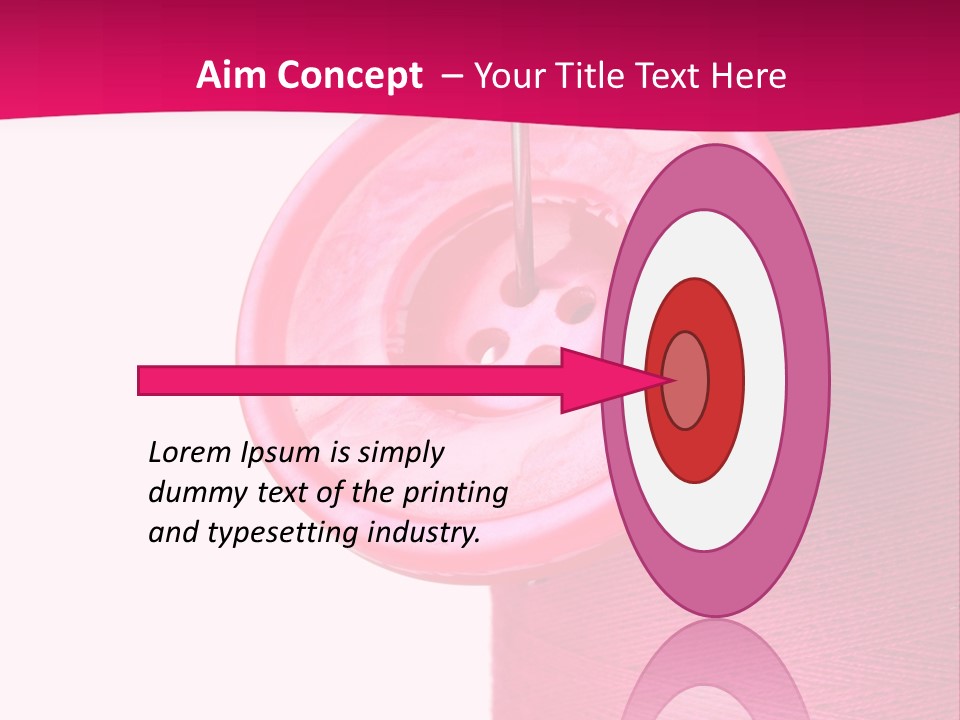 Bobbin Fashion Repair PowerPoint Template