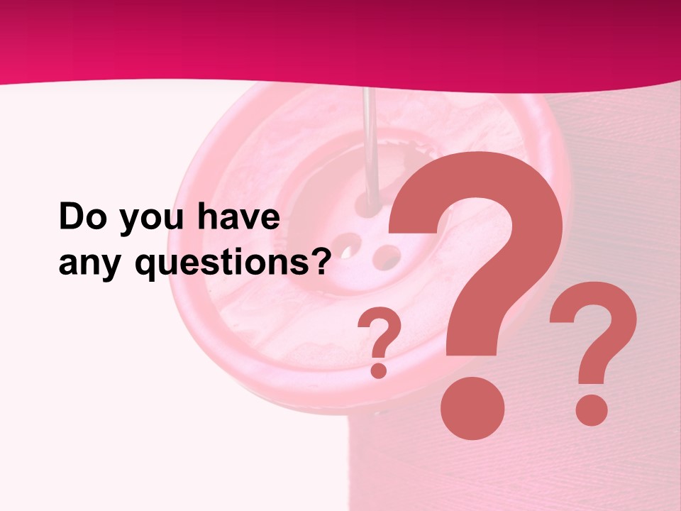 Bobbin Fashion Repair PowerPoint Template