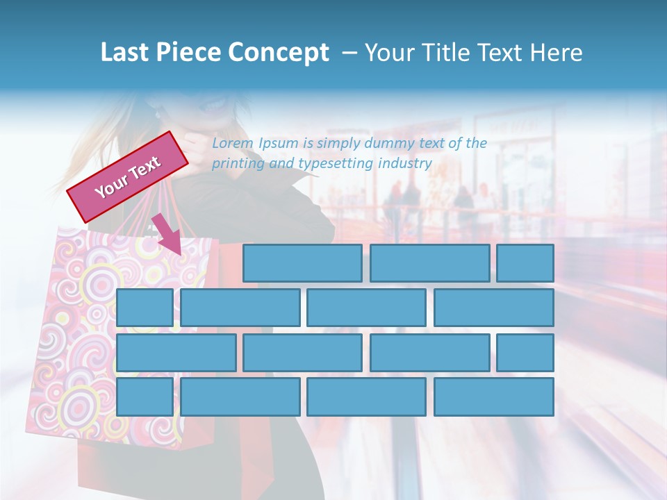 Consumer Mall Consumerism PowerPoint Template