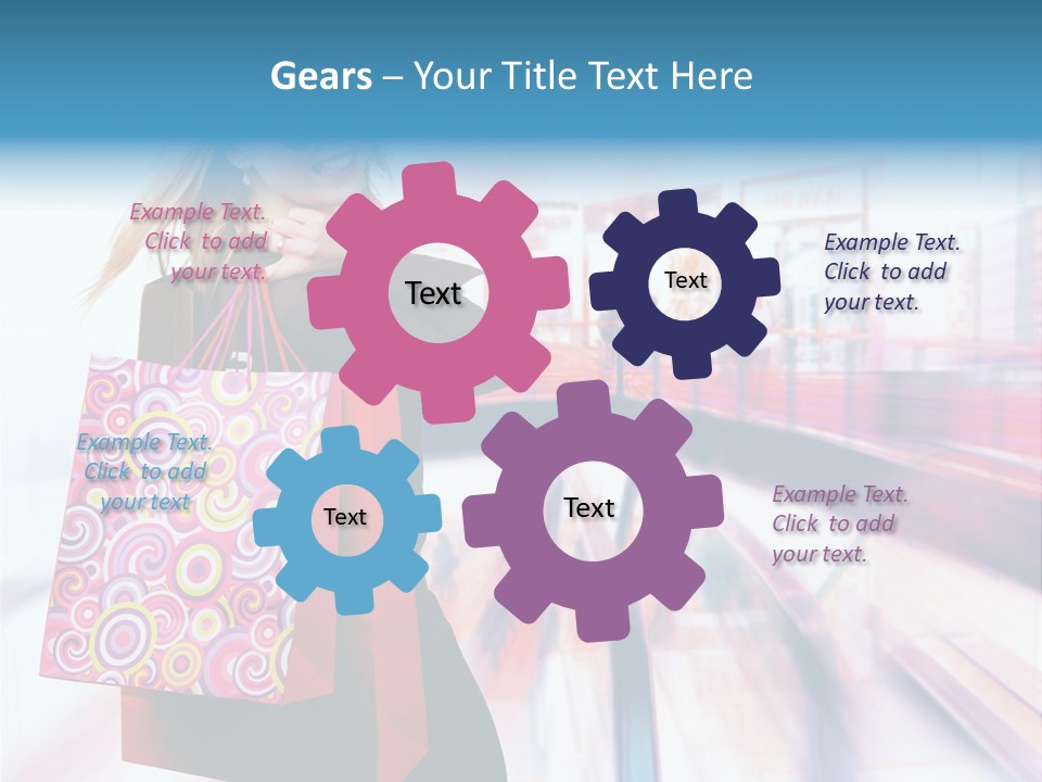 Consumer Mall Consumerism PowerPoint Template