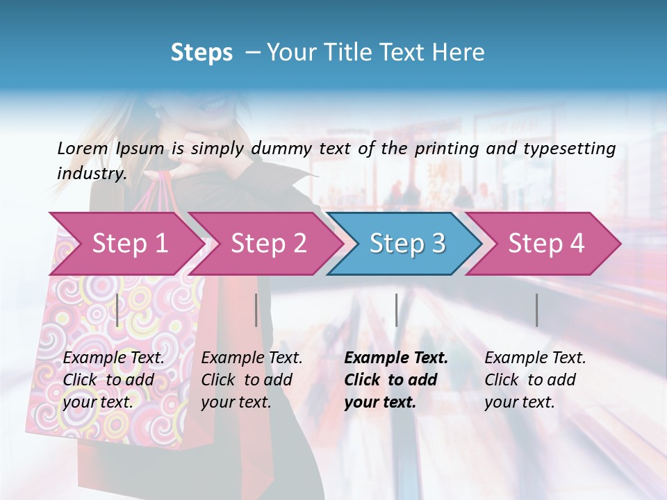 Consumer Mall Consumerism PowerPoint Template