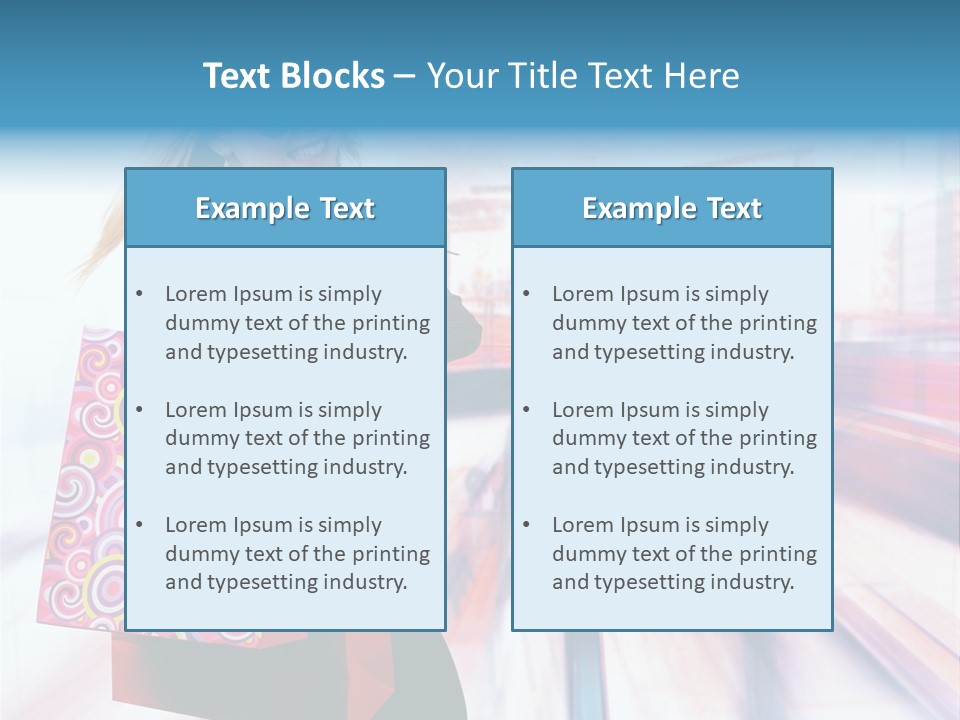 Consumer Mall Consumerism PowerPoint Template
