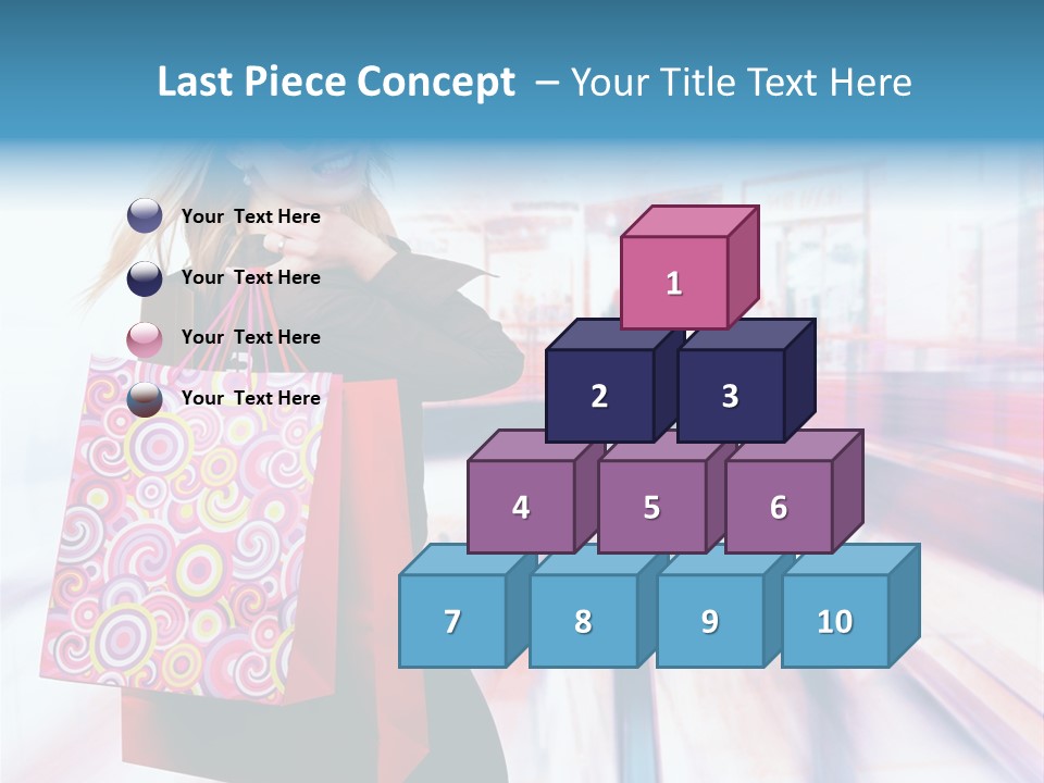 Consumer Mall Consumerism PowerPoint Template