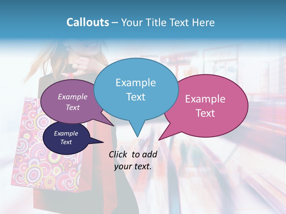 Consumer Mall Consumerism PowerPoint Template