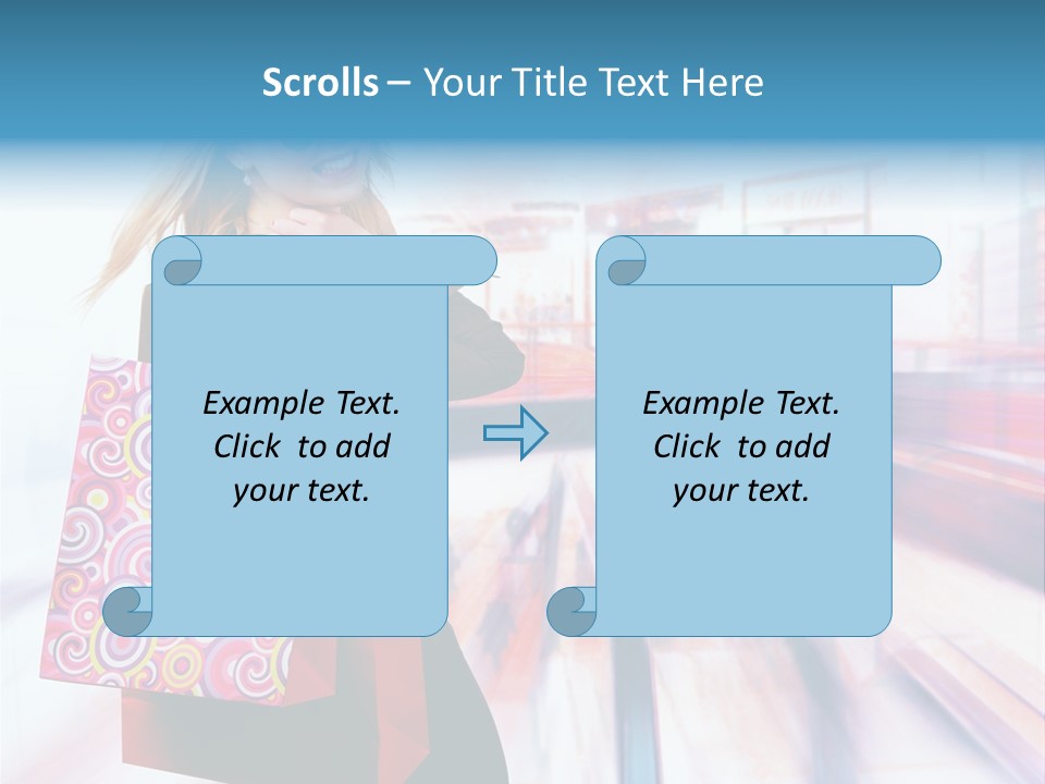 Consumer Mall Consumerism PowerPoint Template