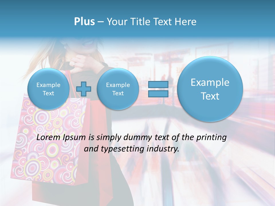Consumer Mall Consumerism PowerPoint Template
