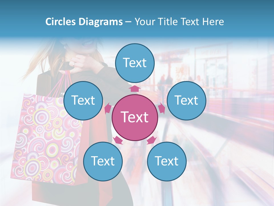 Consumer Mall Consumerism PowerPoint Template