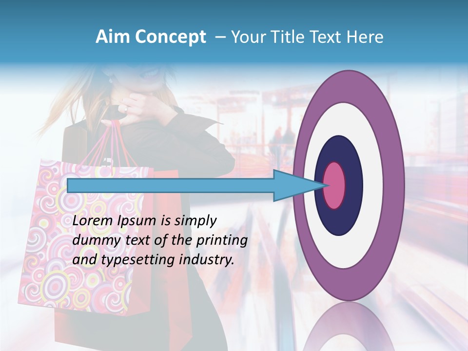 Consumer Mall Consumerism PowerPoint Template