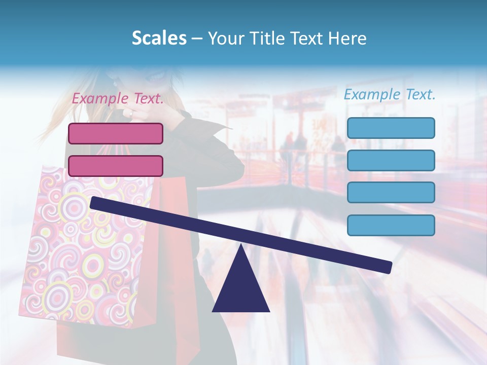 Consumer Mall Consumerism PowerPoint Template