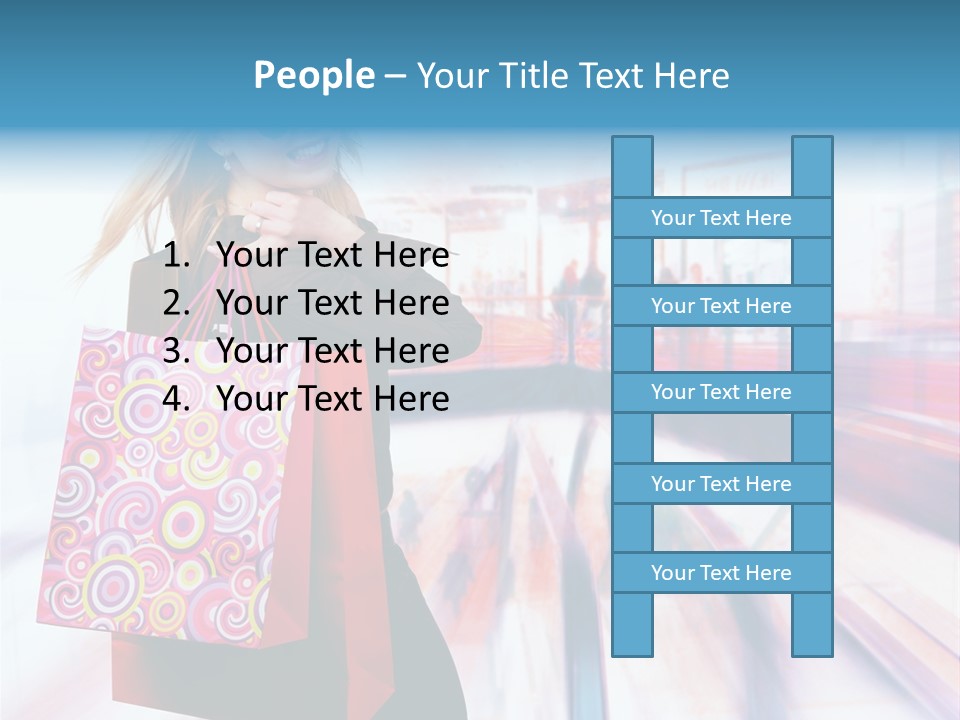 Consumer Mall Consumerism PowerPoint Template