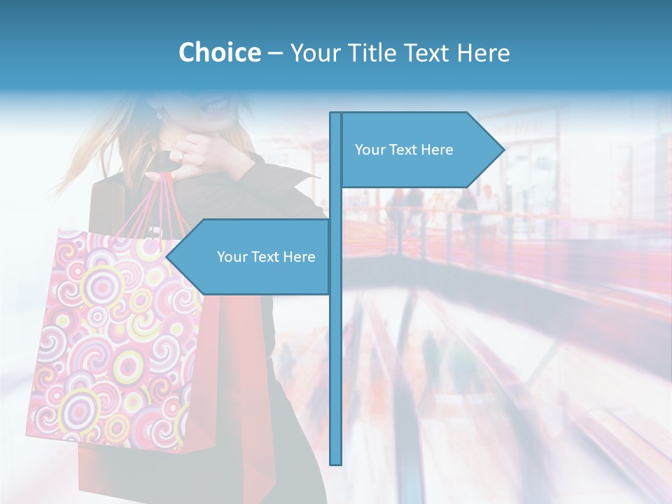 Consumer Mall Consumerism PowerPoint Template