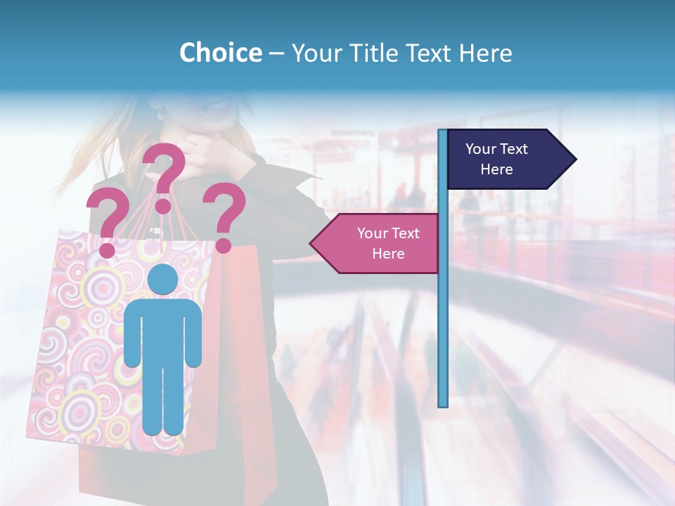 Consumer Mall Consumerism PowerPoint Template