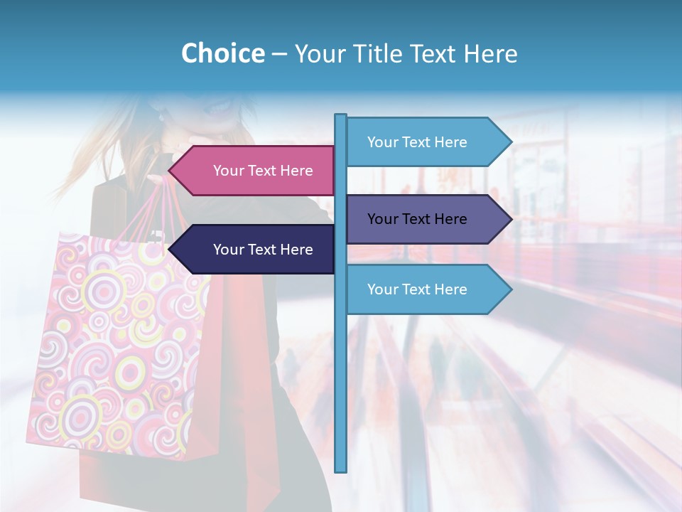 Consumer Mall Consumerism PowerPoint Template